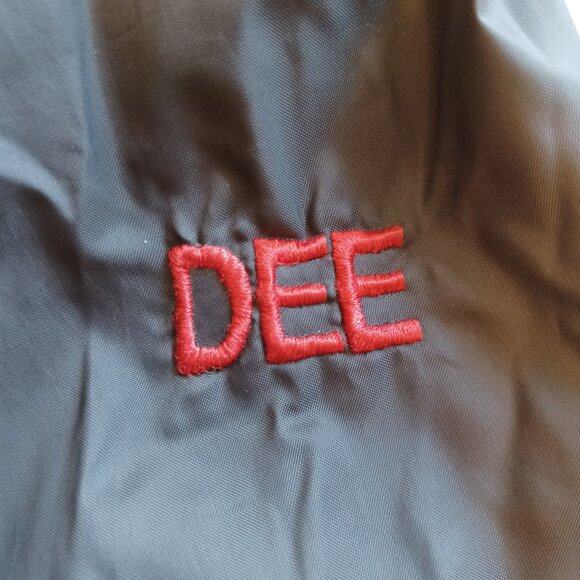 Vintage 1980s Merit Sportswear Jeddore Dolphins Swim Team Light Bomber Jacket - Picture 6 of 16